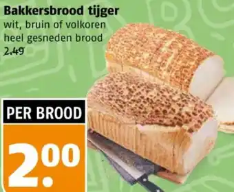 Poiesz Bakkersbrood tijger aanbieding