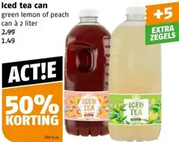 Poiesz Iced tea can aanbieding