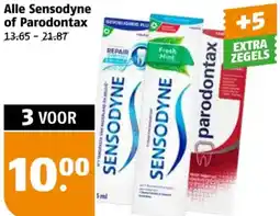 Poiesz Alle Sensodyne of Parodontax aanbieding