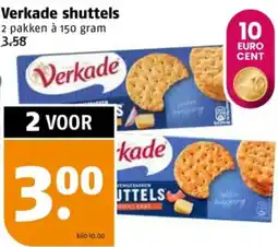 Poiesz Verkade shuttels aanbieding