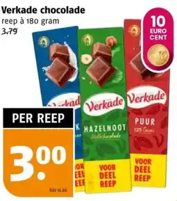 Poiesz Verkade chocolade aanbieding