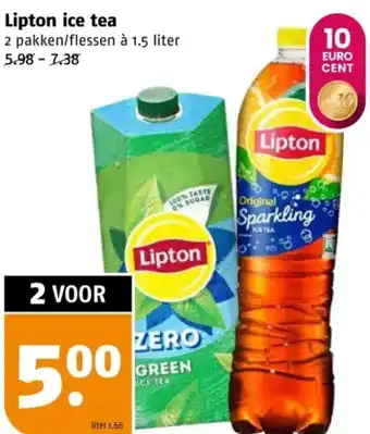 Poiesz Lipton ice tea aanbieding