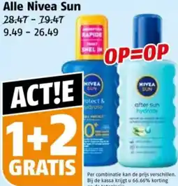 Poiesz Alle Nivea Sun aanbieding