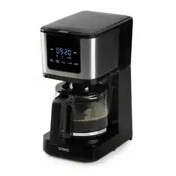 Bol.com DOMO DO733K - Koffiezetapparaat filterkoffie - Incl. reserve thermomok - Touchscreen - 1.25L aanbieding