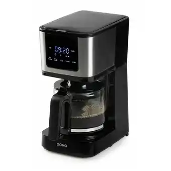 Bol.com DOMO DO733K - Koffiezetapparaat filterkoffie - Incl. reserve thermomok - Touchscreen - 1.25L aanbieding