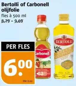 Poiesz Bertolli of Carbonell olijfolie aanbieding