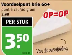 Poiesz Voordeelpunt brie 60+ aanbieding