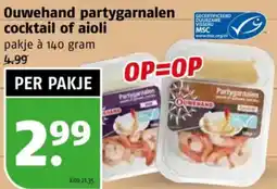 Poiesz Ouwehand partygarnalen cocktail of aioli aanbieding