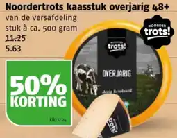 Poiesz Noordertrots kaasstuk overjarig 48+ aanbieding
