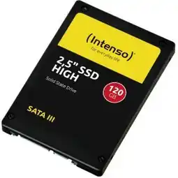Bol.com (Intenso) 2.5inch SSD SATA III HIGH - Interne SSD - 2.5inch - SATA III - 120GB (3813430) aanbieding