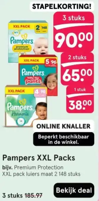 Etos Pampers XXL Packs aanbieding