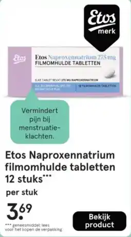 Etos Etos Naproxennatrium filmomhulde tabletten aanbieding