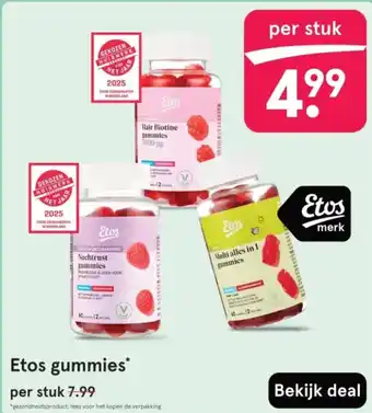 Etos Etos gummies aanbieding