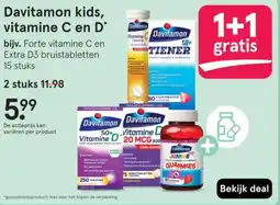 Etos Davitamon kids, vitamine C en D aanbieding
