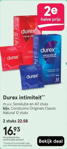 Etos Durex intimiteit aanbieding