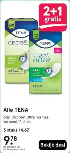Etos Alle TENA aanbieding