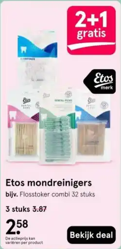 Etos Etos mondreinigers aanbieding