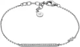 Amazon Emporio Armani Sterling zilveren damesarmband met karabijnsluiting aanbieding