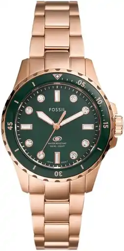 Amazon Fossil BlueDive horloge voor dames aanbieding