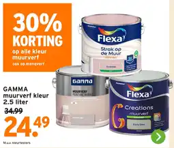 GAMMA GAMMA muurverf kleur aanbieding