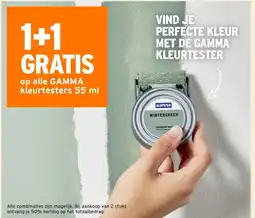 GAMMA Op alle gamma kleurtesters aanbieding