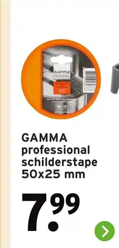 GAMMA GAMMA professional schilderstape aanbieding