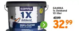 GAMMA GAMMA 1x Dekkend aanbieding