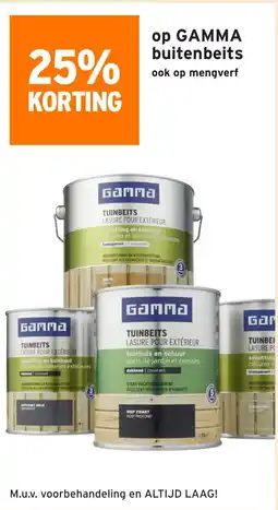 GAMMA Op GAMMA buitenbeits aanbieding