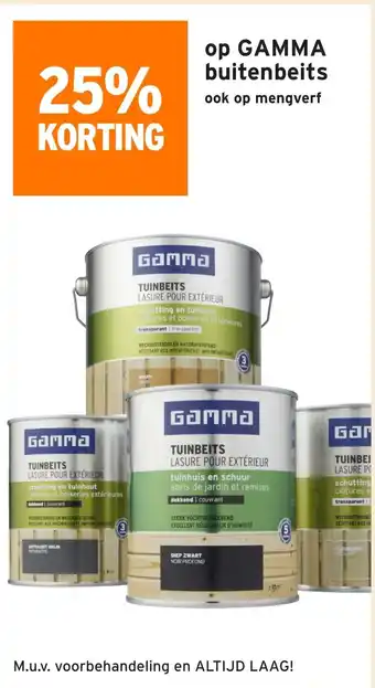 GAMMA Op GAMMA buitenbeits aanbieding