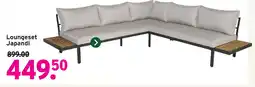 GAMMA Loungeset Japandi aanbieding