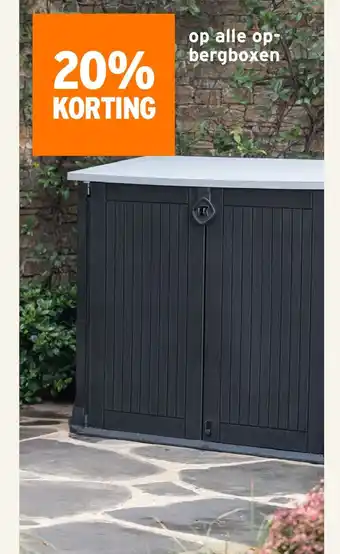 GAMMA Op alle op bergboxen aanbieding