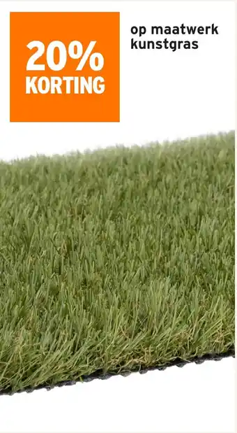 GAMMA Op maatwerk kunstgras aanbieding