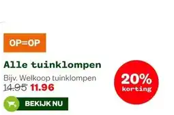 Welkoop Alle tuinklompen aanbieding