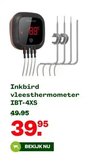 Welkoop Inkbird vleesthermometer IBT-4XS aanbieding
