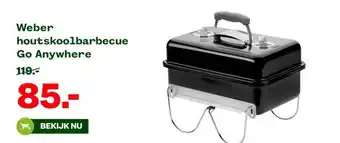 Welkoop Weber houtskoolbarbecue Go Anywhere aanbieding