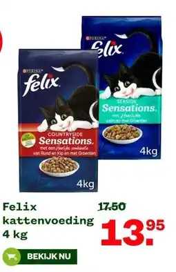 Welkoop Felix kattenvoeding 4 kg aanbieding