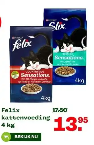 Welkoop Felix kattenvoeding 4 kg aanbieding