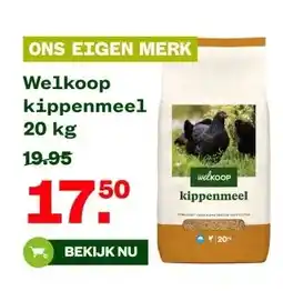 Welkoop Welkoop kippenmeel 20 kg aanbieding