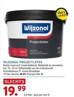 Kluswijs WIJZONOL PROJECTLATEX aanbieding