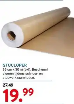 Kluswijs STUCLOPER aanbieding