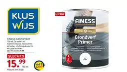 Kluswijs FINESS GRONDVERF aanbieding