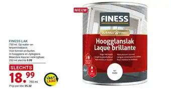 Kluswijs FINESS LAK aanbieding