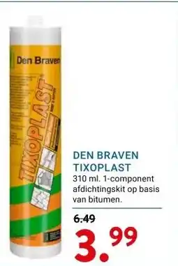 Kluswijs DEN BRAVEN TIXOPLAST aanbieding