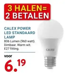 Kluswijs CALEX POWER LED STANDAARD LAMP aanbieding