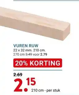 Kluswijs VUREN RUW aanbieding