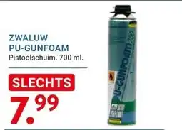 Kluswijs ZWALUW PU-GUNFOAM aanbieding