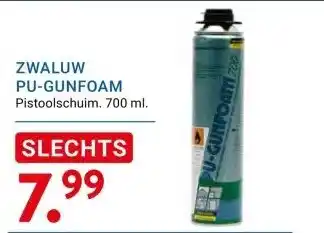 Kluswijs ZWALUW PU-GUNFOAM aanbieding