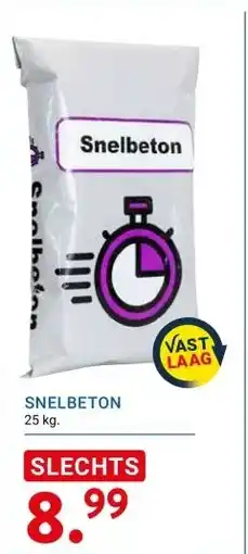 Kluswijs SNELBETON aanbieding