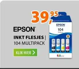 Expert Epson 104 EcoTank inktflesjes Combo Pack Multi-color aanbieding
