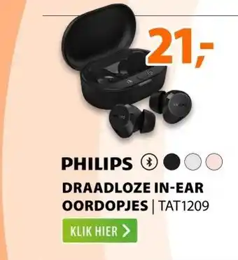 Expert Philips TAT1209 Zwart aanbieding